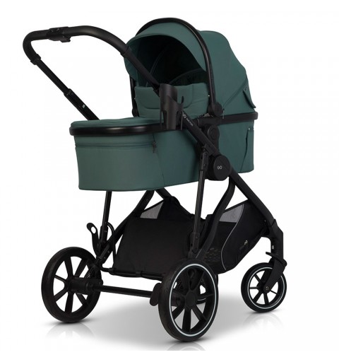 EasyGo Duoflex - rozwojowy wózek wielofunkcyjny, zestaw 2w1 z opcją 3w1 i 4w1 | Sage Green